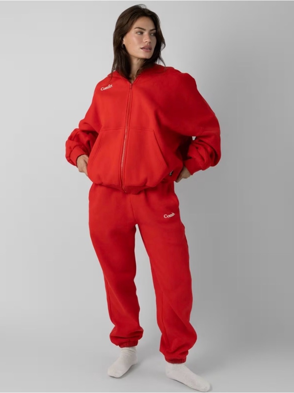 Comfrt Cloud Zip Hoodie & Cloud Sweatpant Set